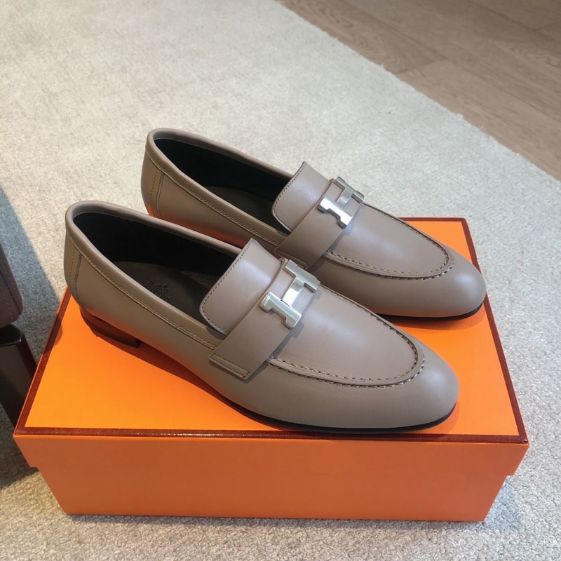 H**mes leather shoes